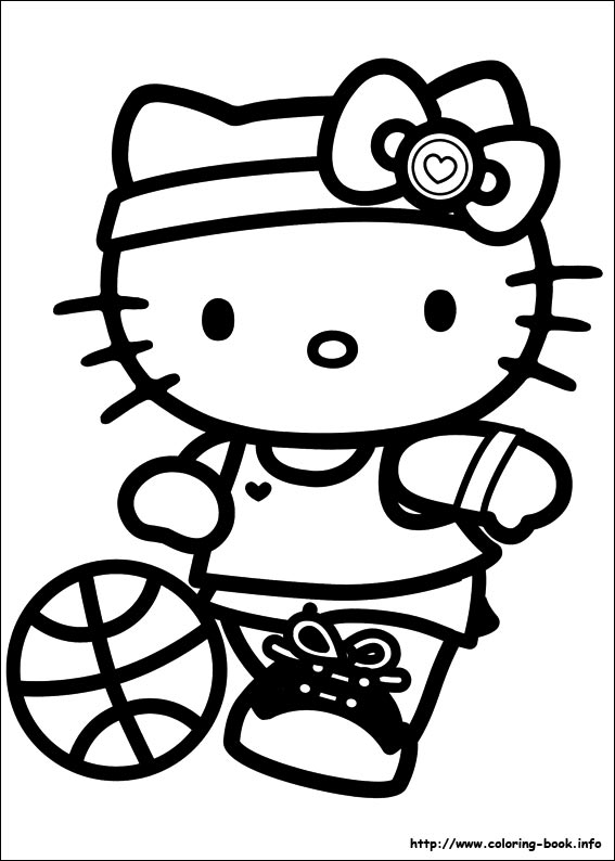 Hello Kitty coloring picture